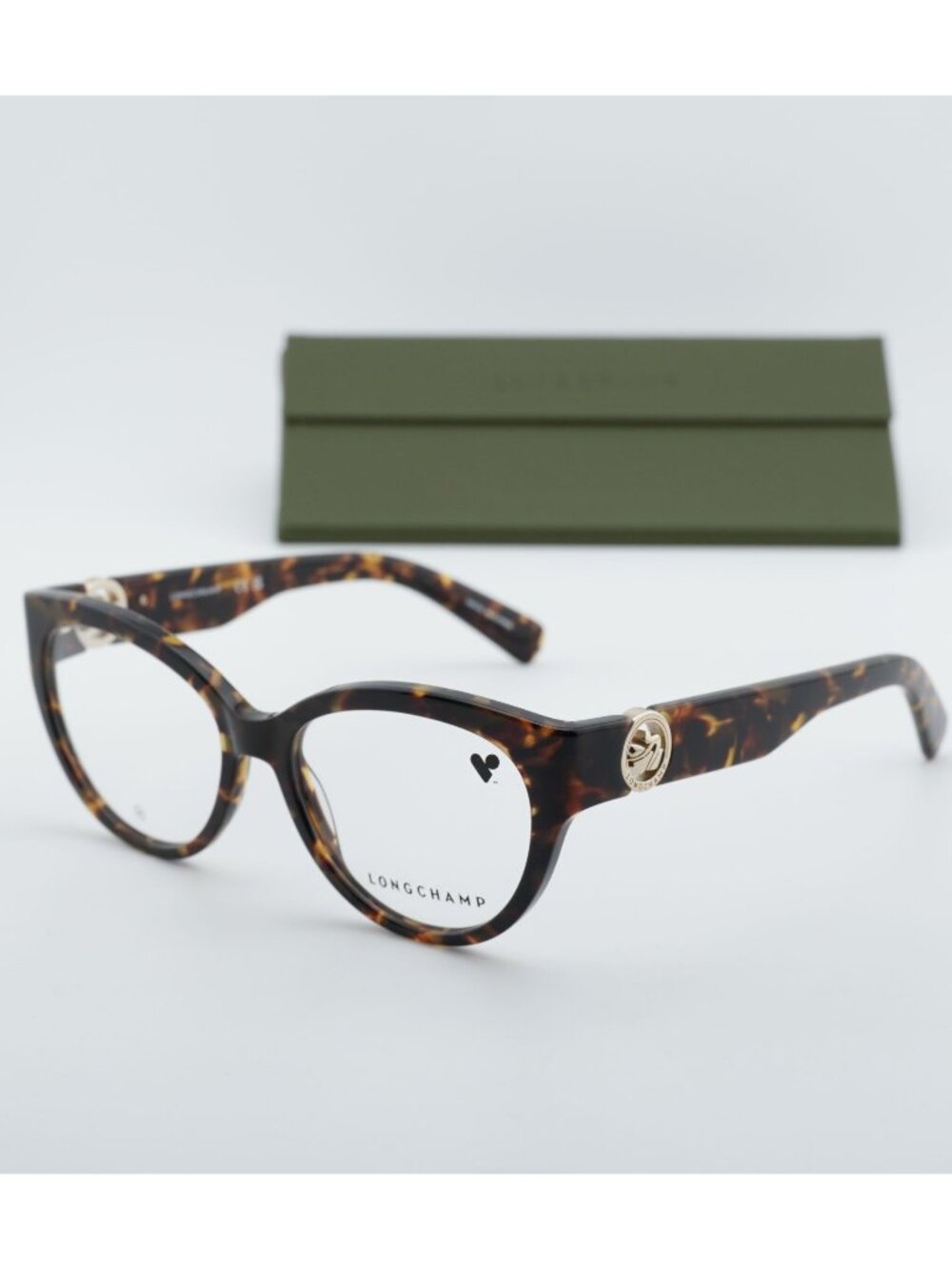 Longchamp LO2728 242 Cat Eye Eyeglasses 53mm - Havana